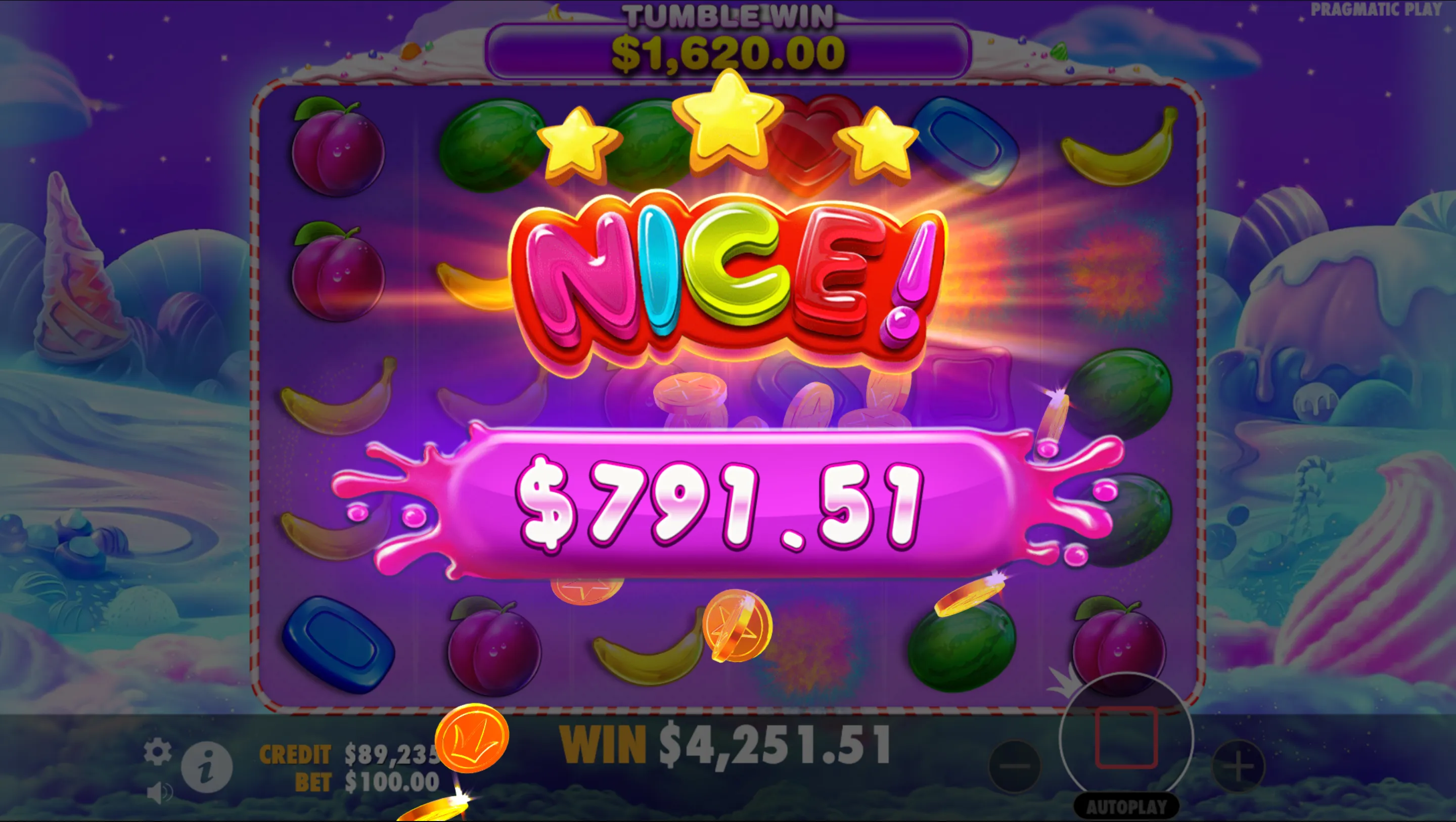 Sweet Bonanza Big Win Moment